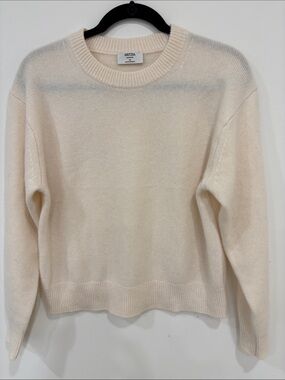 Aritzia Cream Crewneck Sweater